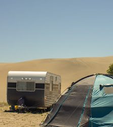 Camping Bahía Creek (Río Negro en Merlo San Luis)